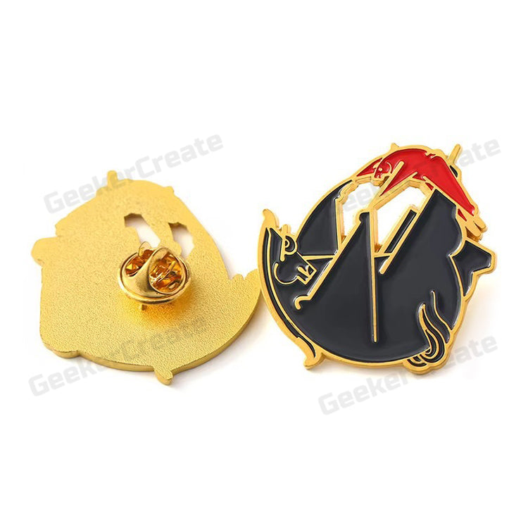 Custom Metal Lapel Pins Soft Enamel Badges For Souvenir & Business Gift