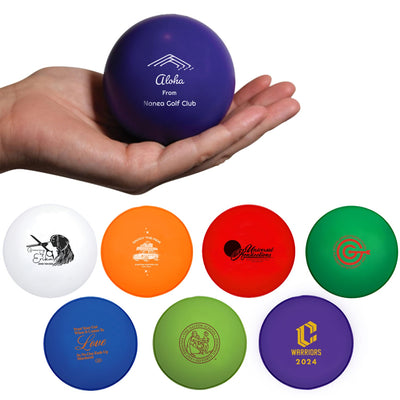 Custom Printed Round Shaped Stress Relievers Squeeze Stress Toys Ball