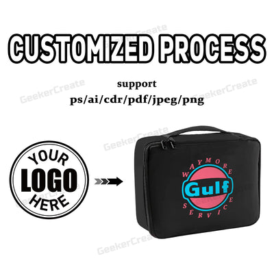 Custom Cosmetic Bag Toiletry Bag Travel Makeup Bag for Women and Men