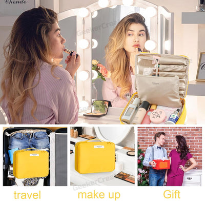 Custom Cosmetic Bag Toiletry Bag Travel Makeup Bag for Women and Men