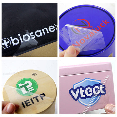 Custom UV DTF Transfer Stickers 3D Film Decals Waterproof Label Decals