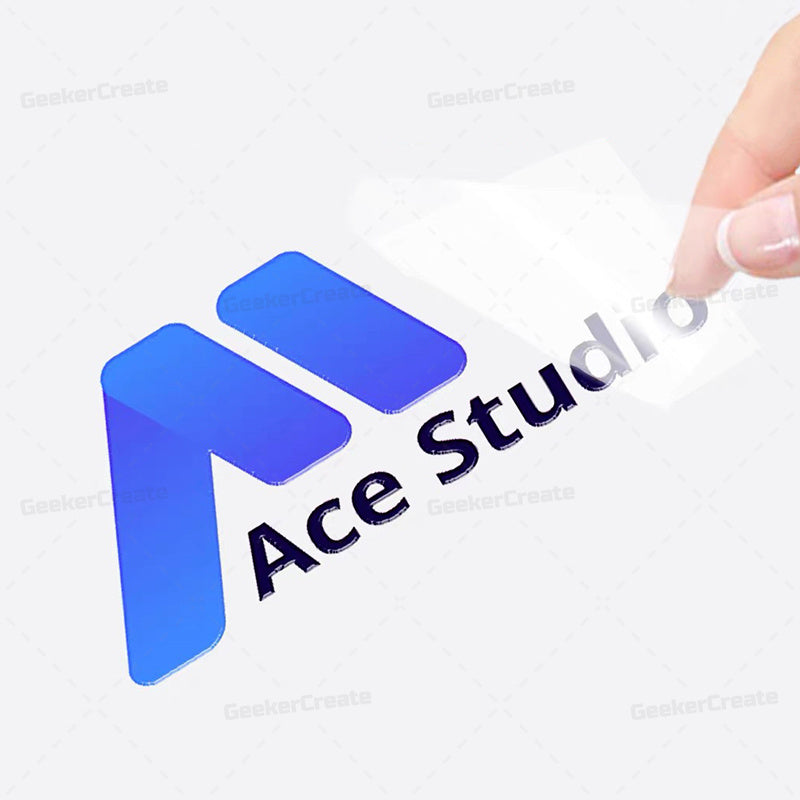 Custom UV DTF Transfer Stickers 3D Film Decals Waterproof Label Decals