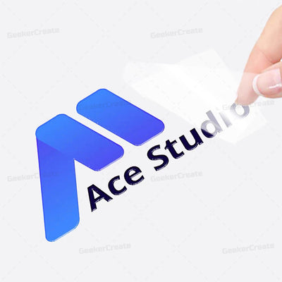 Custom UV DTF Transfer Stickers 3D Film Decals Waterproof Label Decals