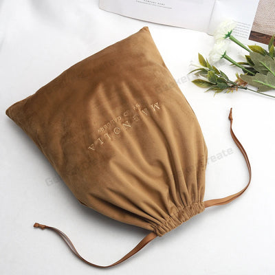 Custom Logo Soft Velvet Drawstring Pouch Bags for Jewelry & Storage