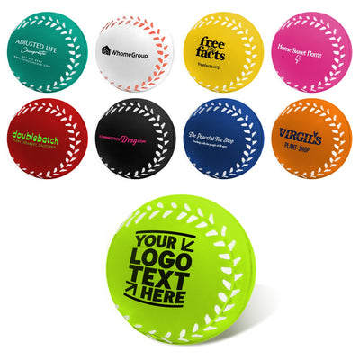 Custom Printed Baseball Stress Relievers Sports Toys With Your Logo