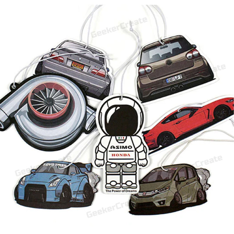 Custom Air Fresheners Car Hanging Scented Paper Freshener With Logo For Business
