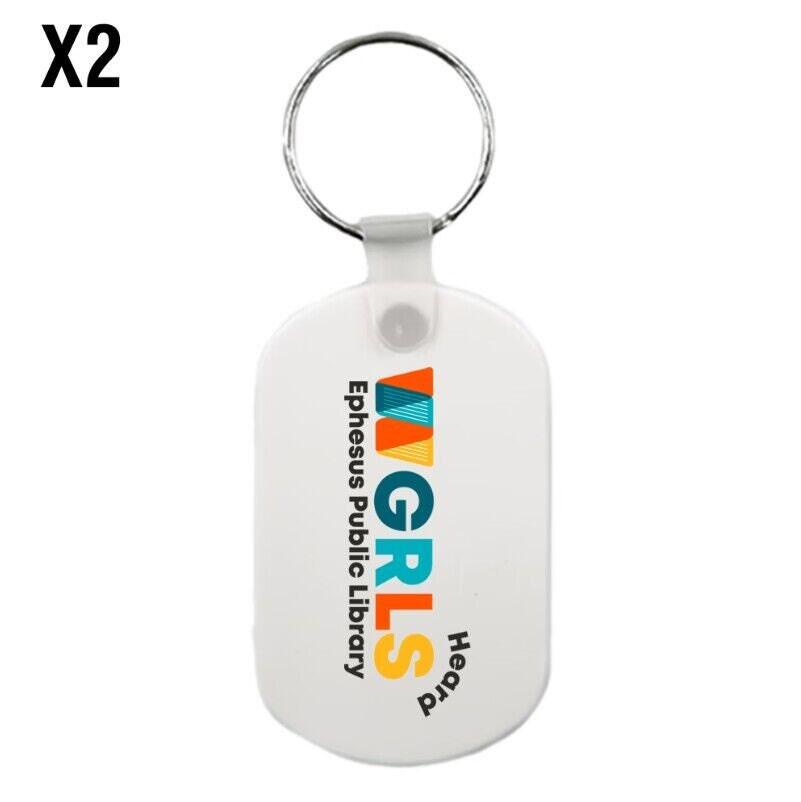 Custom Logo Keychains Soft PVC Key Tag For Business Giveaway Gifts