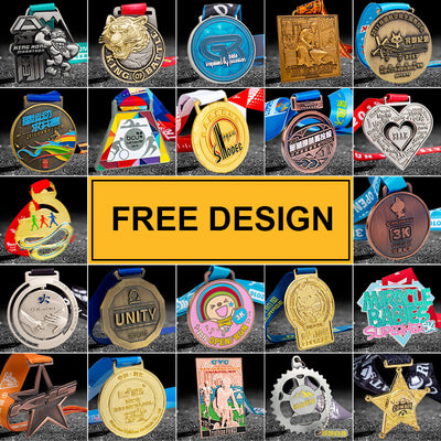 50pcs Custom Sport Medal/ Awards, Free Design