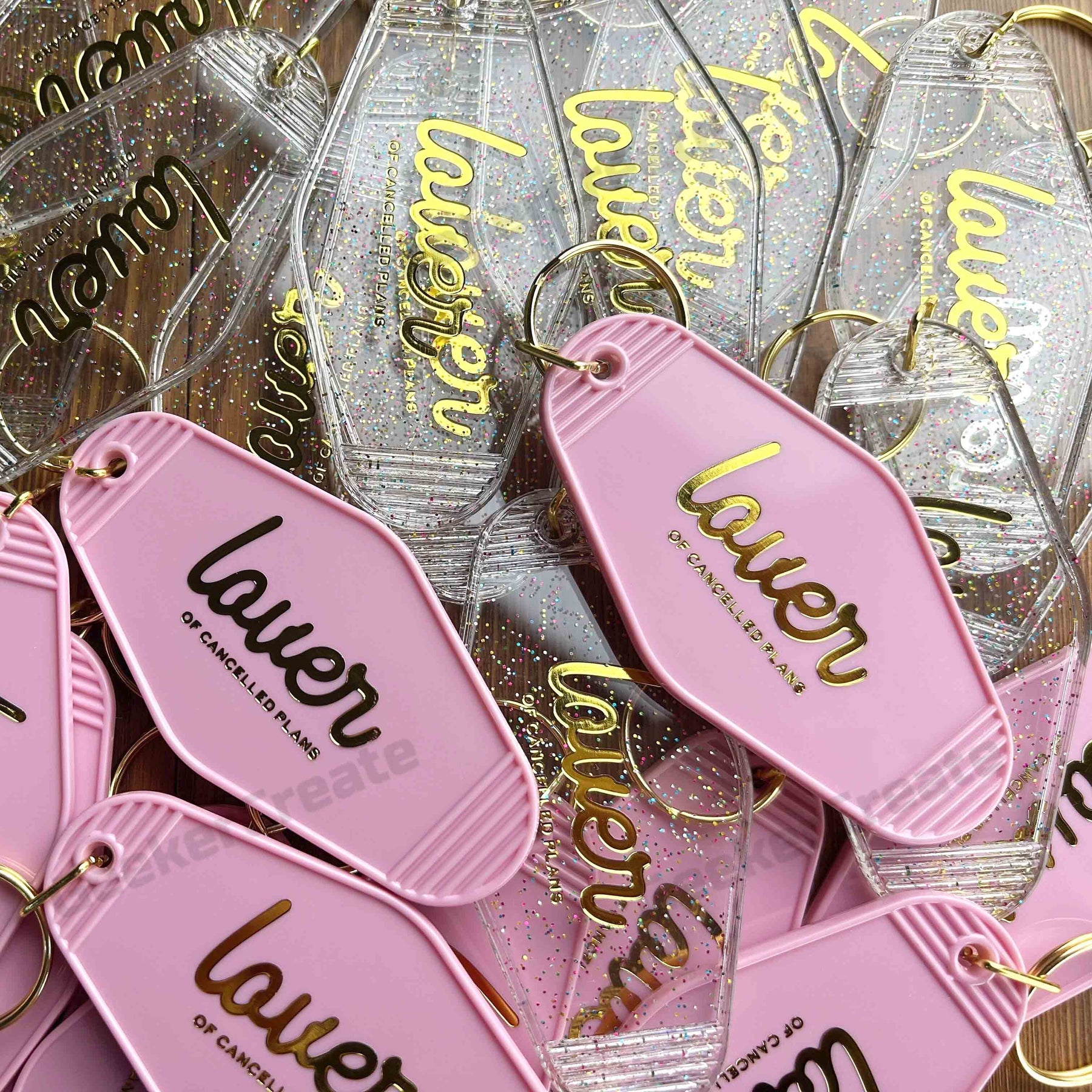 Keychain Hash Tag Custom Gold Foil Stamped Vintage Plastic Hotel Motel Key Tag Keychains ...