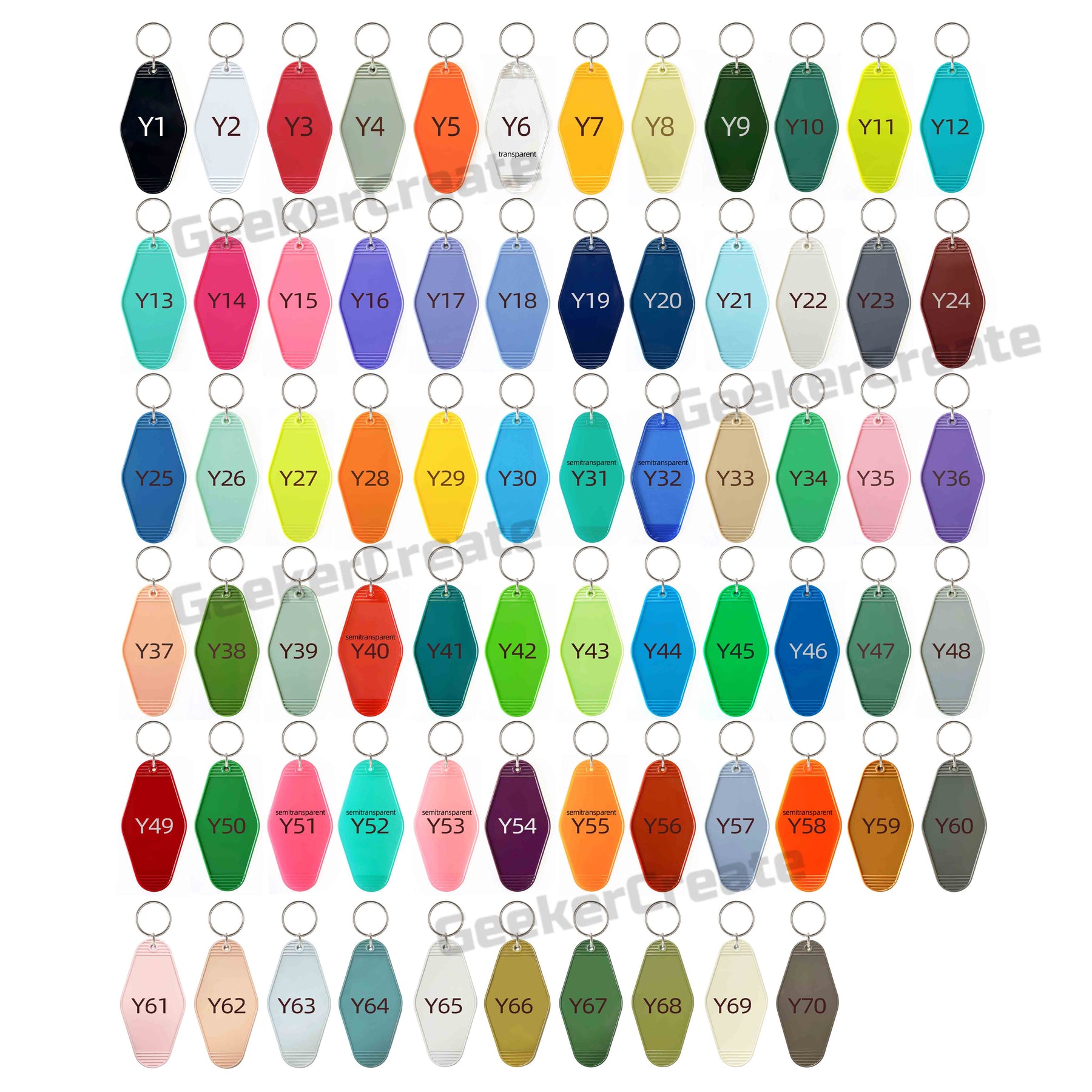 Keychain Color Id Wholesale Custom Logo Retro Keychains Vintage Hotel Keychain For ...