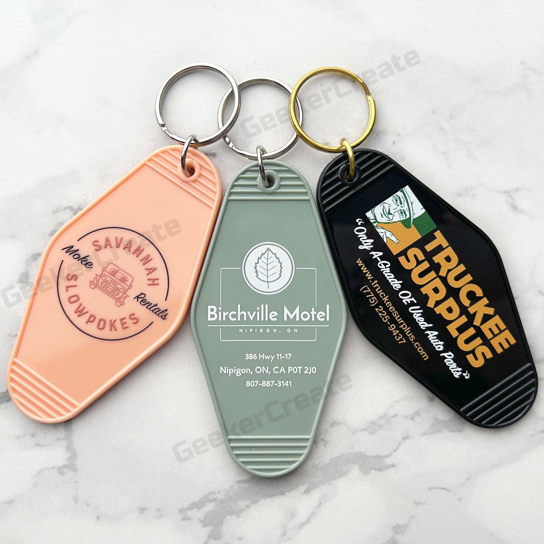 Keychain Promotion Wholesale Custom Logo Retro Keychains Vintage Hotel Keychain For ...