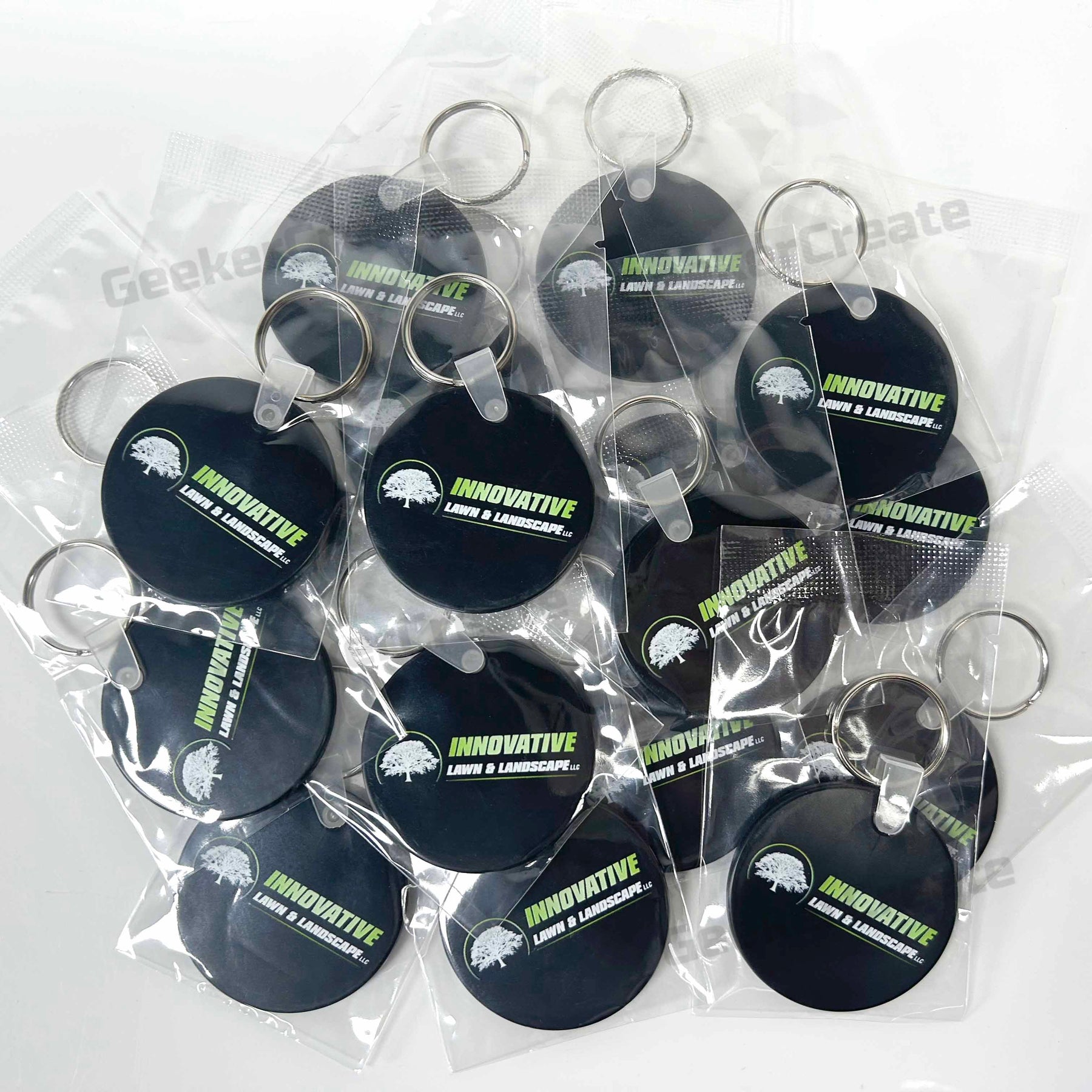 Custom Round Shape Soft Key Tag Promotional Printed PVC Clear Keychain ...
