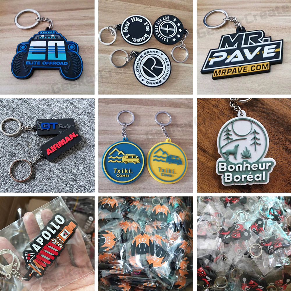 Wholesale Custom Soft PVC Keychains | 3D Full Color Rubber Keyrings ...