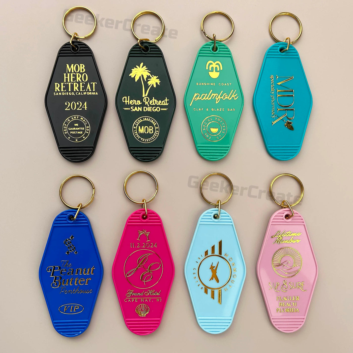 Acrylic Tags Blank With Hole Acrylic Laser Cut Clear Keychain Numbered Key Fobs,Locker Room Tags-in Car Key Tags - Foto 10