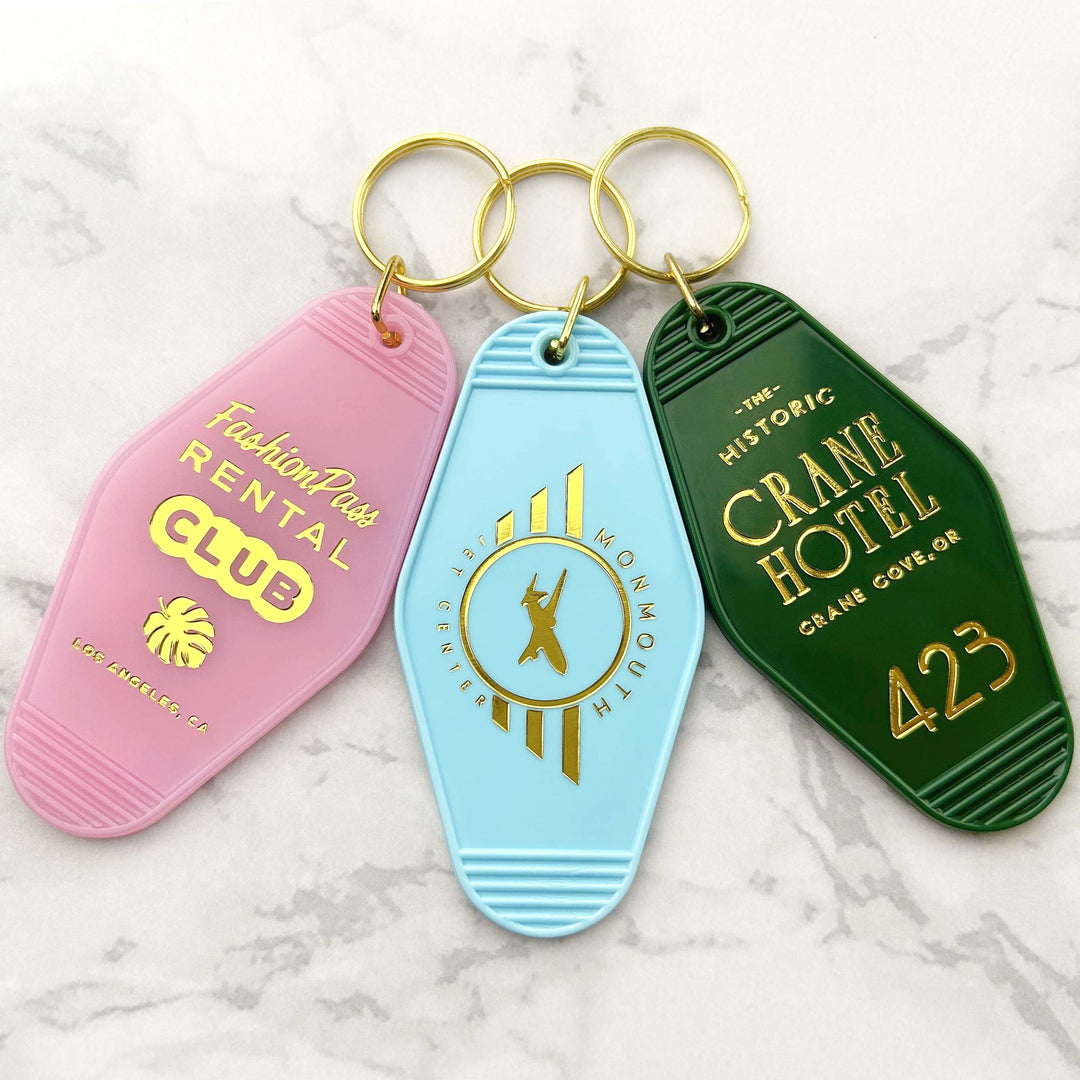 Vintage Hotel Room Key Hotel Key Tags Custom Custom Hand Stamped