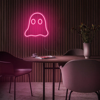 Ghost LED Neon Sign - Mini Neon Sign