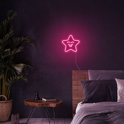 Star LED Neon Sign - Mini Neon Sign