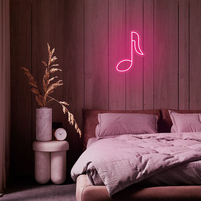 Music Note LED Neon Sign - Mini Neon Sign Style 2