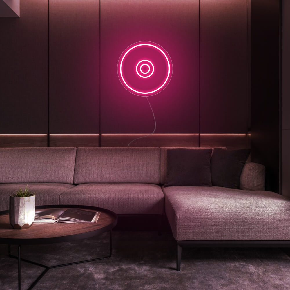 CD DISC LED Neon Sign - Mini Neon Sign – GeekerCreate
