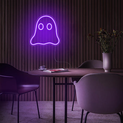 Ghost LED Neon Sign - Mini Neon Sign