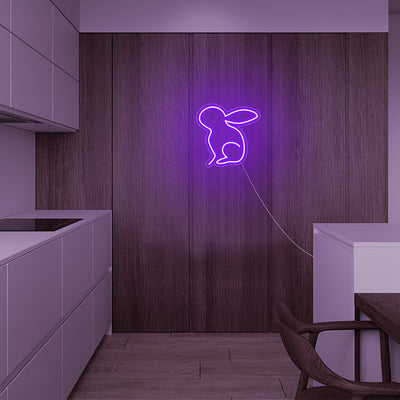 Bunny Rabbit LED Neon Sign - Mini Neon Sign