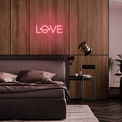 Love LED Neon Sign - Mini Neon Sign Style 2