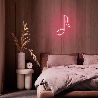 Music Note LED Neon Sign - Mini Neon Sign Style 2