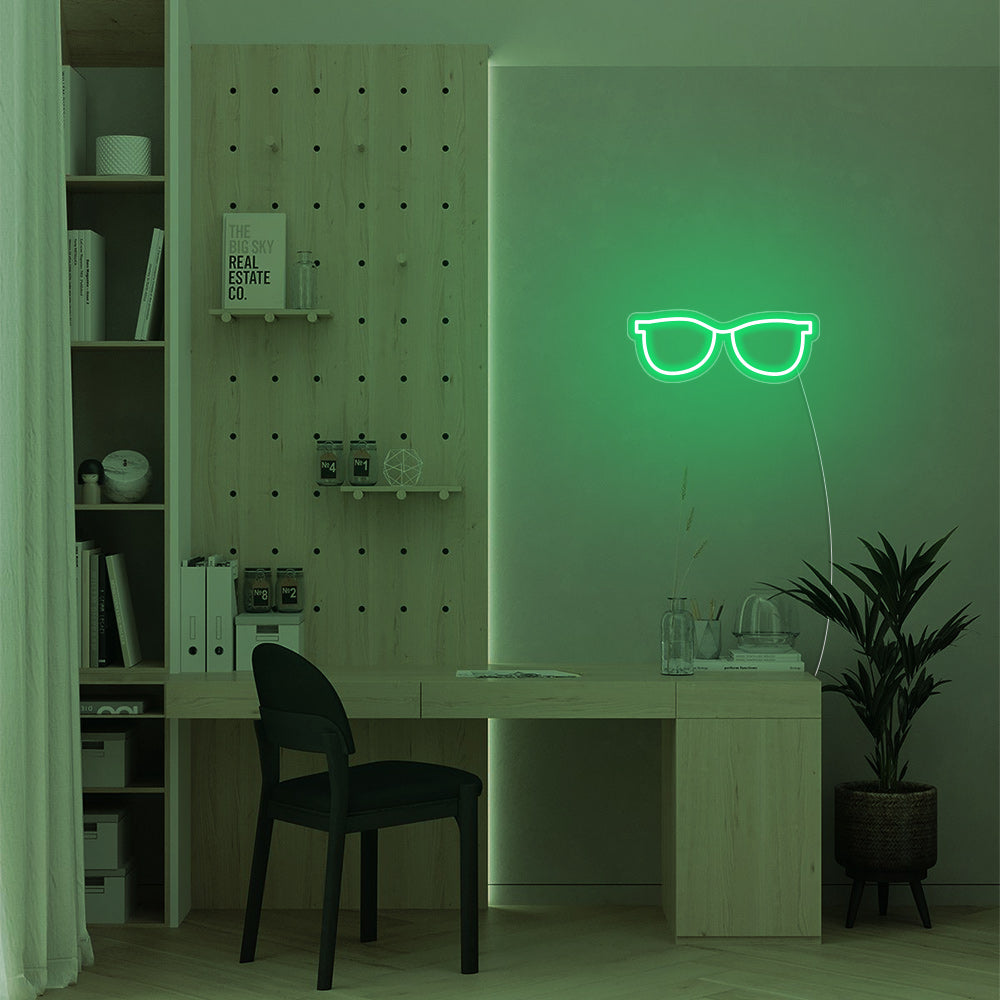 Glasses LED Neon Sign - Mini Neon Sign