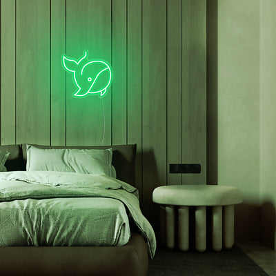 Whale LED Neon Sign - Mini Neon Sign