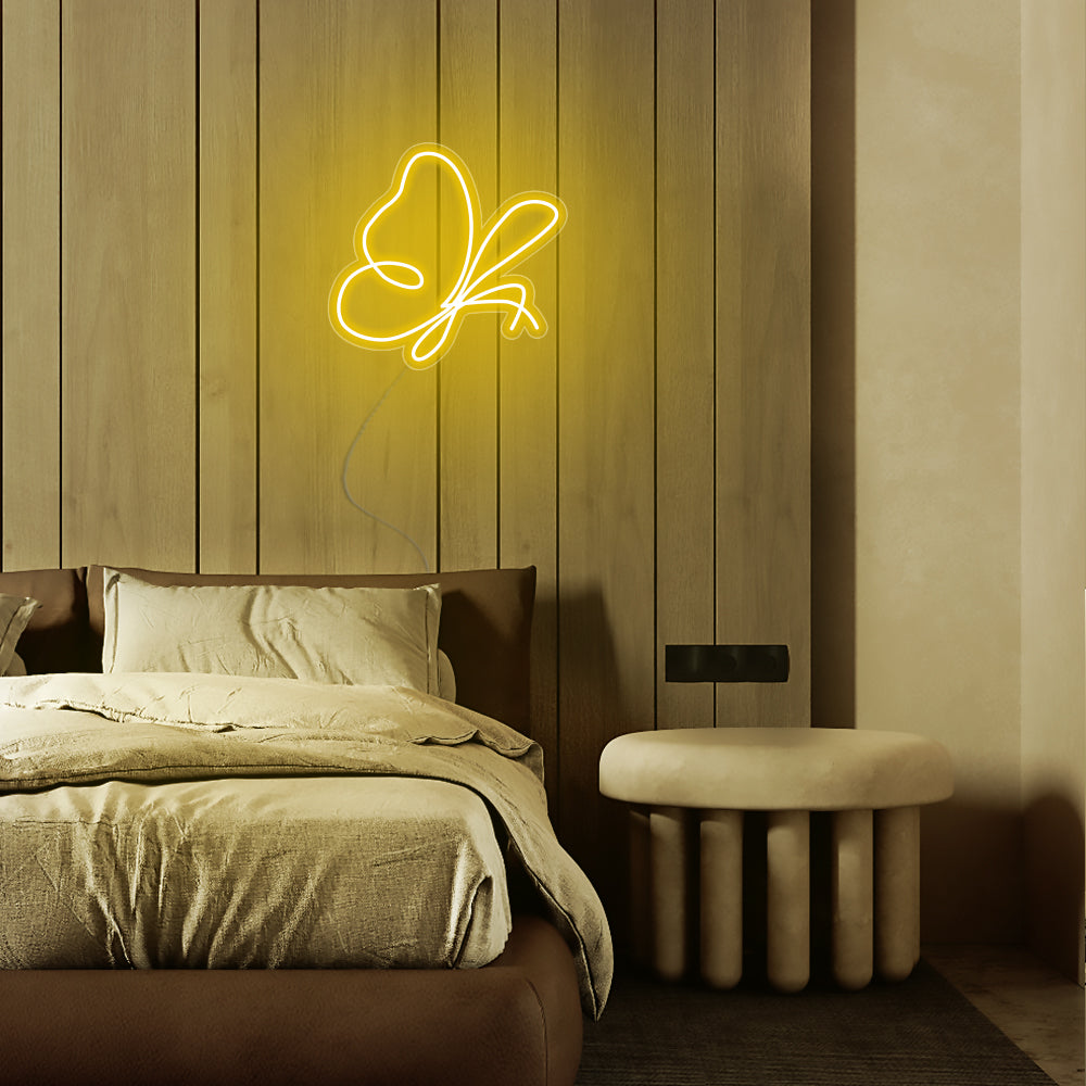 Butterfly Abstract LED Neon Sign - Mini Neon Sign
