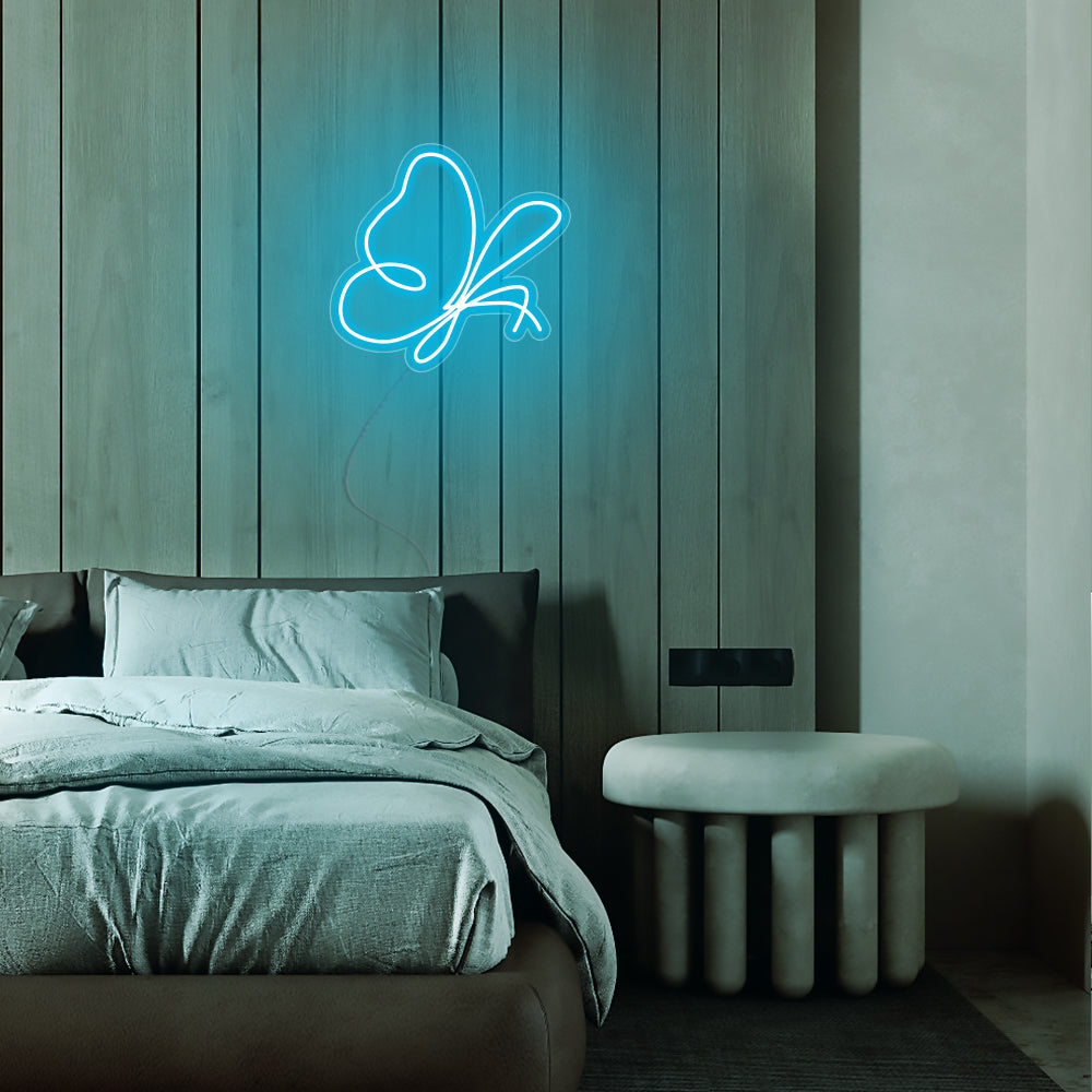Butterfly Abstract LED Neon Sign - Mini Neon Sign