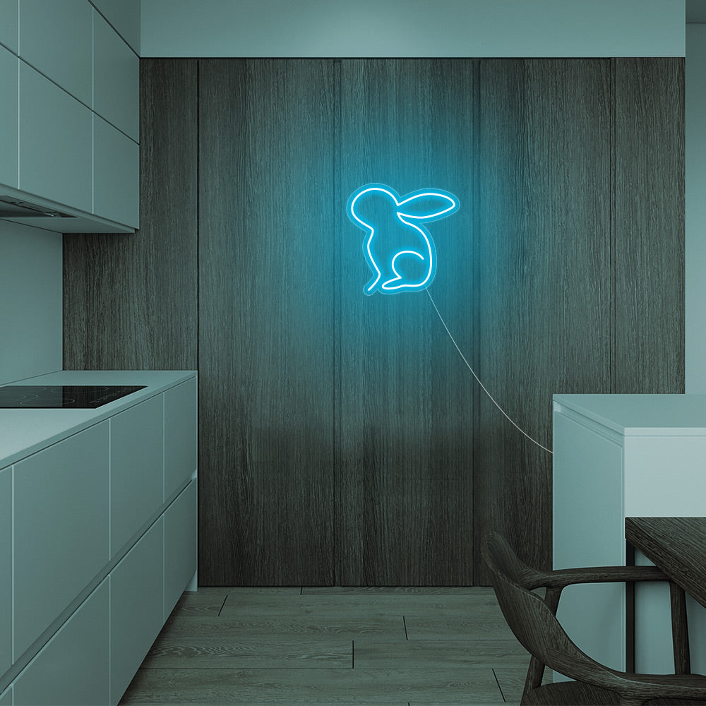 Bonnie Rabbit Neon Sign Bunny Rabbit LED Neon Sign - Mini Neon Sign – GeekerCreate