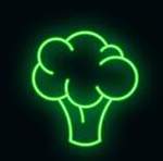 Broccoli Vegetable - LED Neon Sign