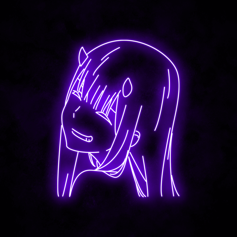 Anime Zero Two - LED Neon Sign – GeekerCreate