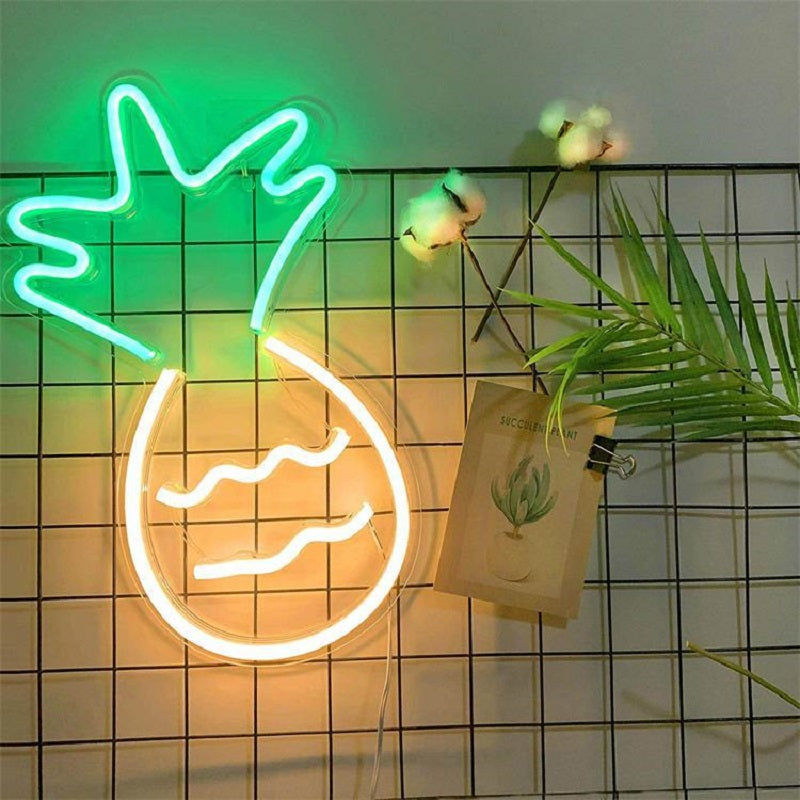 Pineapple LED Neon Sign - Mini Neon Sign