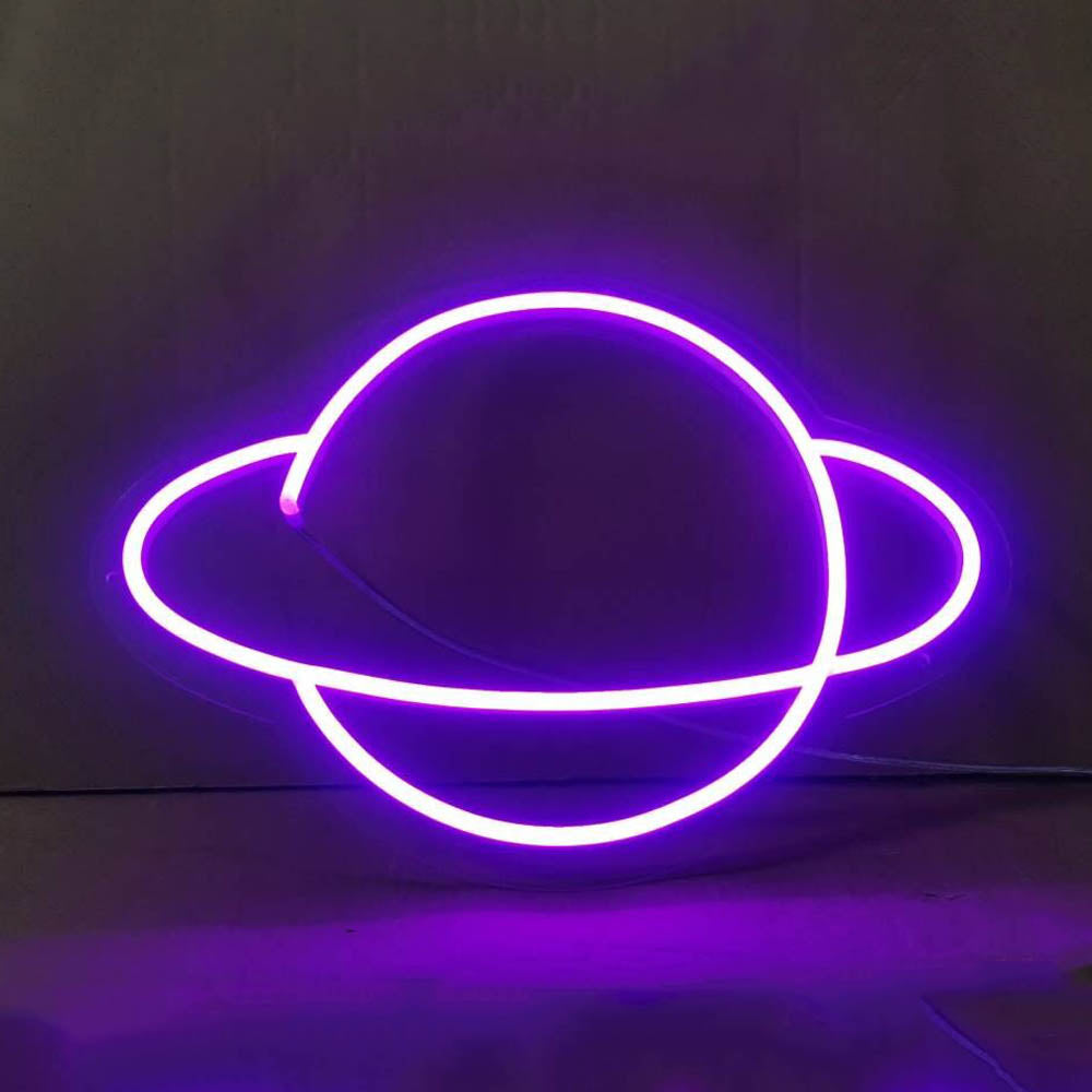 Planet LED Neon Sign - Mini Neon Sign
