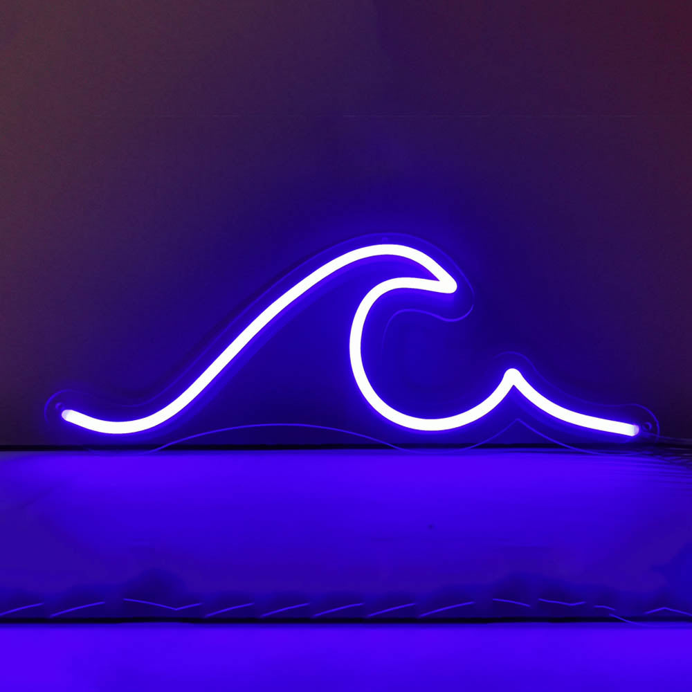 Sea Waves LED Neon Sign - Mini Neon Sign