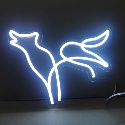 The Wolf LED Neon Sign - Mini Neon Sign