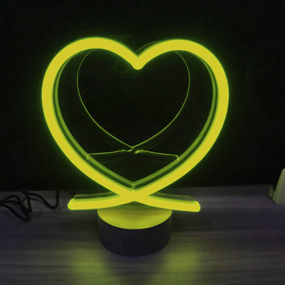 custom LED neon light photo stand